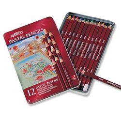 Derwent Pastel Pencils Assorted Colours [Pack 12]